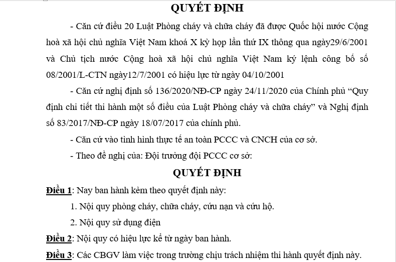 Hướng dẫn làm hồ sơ phòng cháy chữa cháy và cứu nạn cứu hộ
